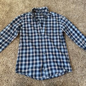 Eddie Bauer Flannel Button-Up Sz M